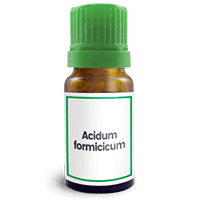 Abbildung des homöopathischen Einzelmittels Acidum formicicum