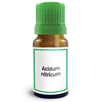 Abbildung des homöopathischen Einzelmittels Acidum nitricum