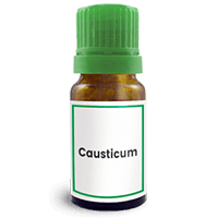 Abbildung des homöopathischen Einzelmittels Causticum